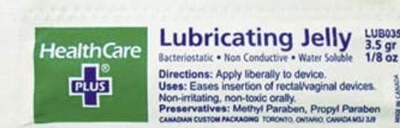 BX/145 HEALTHCARE PLUS LUBRICATING JELLY 3.5G PACKETS