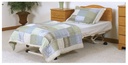 WeCare Full-Electric Bed, Maple Ends and Full Length Rails (PrevaMatt Console  Mattress) 