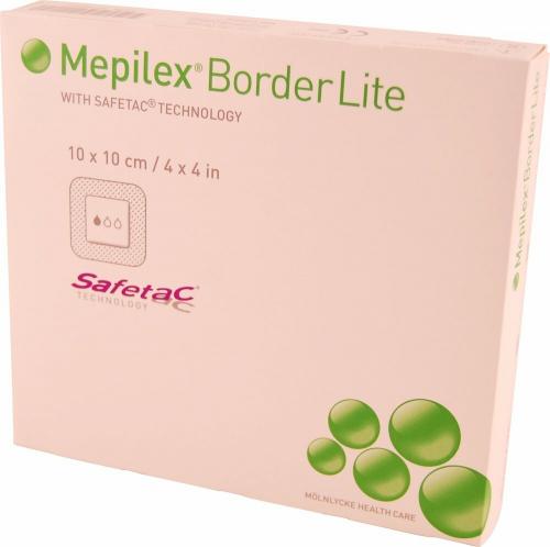 Mepilex Border Lite Soft Silicone Foam Dressing, 10CM X 10CM(Box/5)  