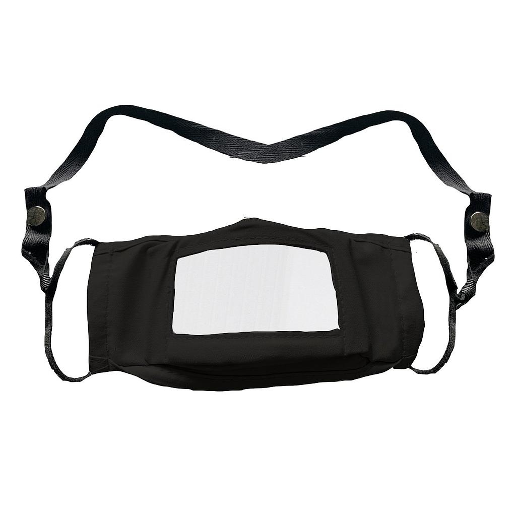 See-Thru Face Mask - Black