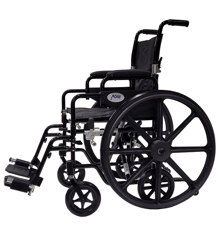 18&quot; Aluminum Wheelchair/Lightweight Transport Chair Duo