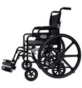  18&quot; Aluminum Wheelchair/Lightweight Transport Chair Duo