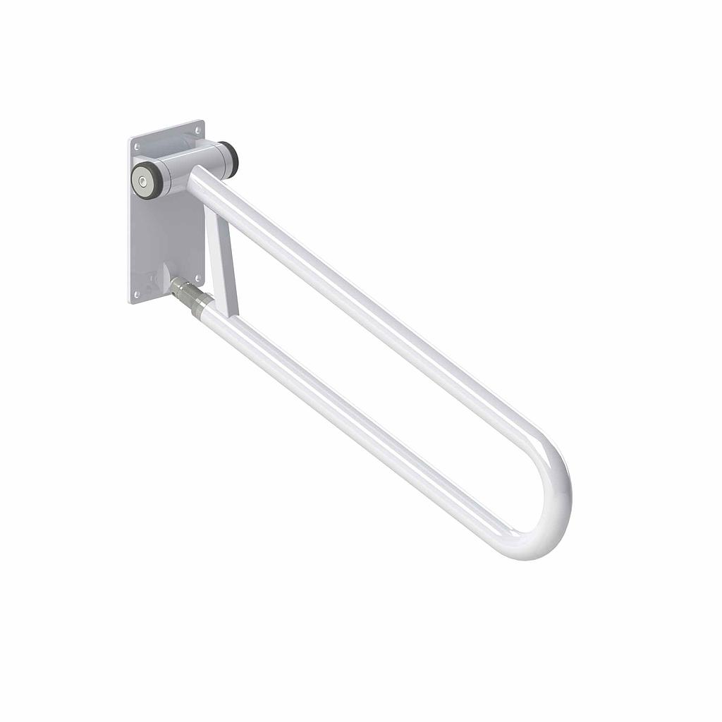 PT Rail Hinged 32" Angled Flip-up White