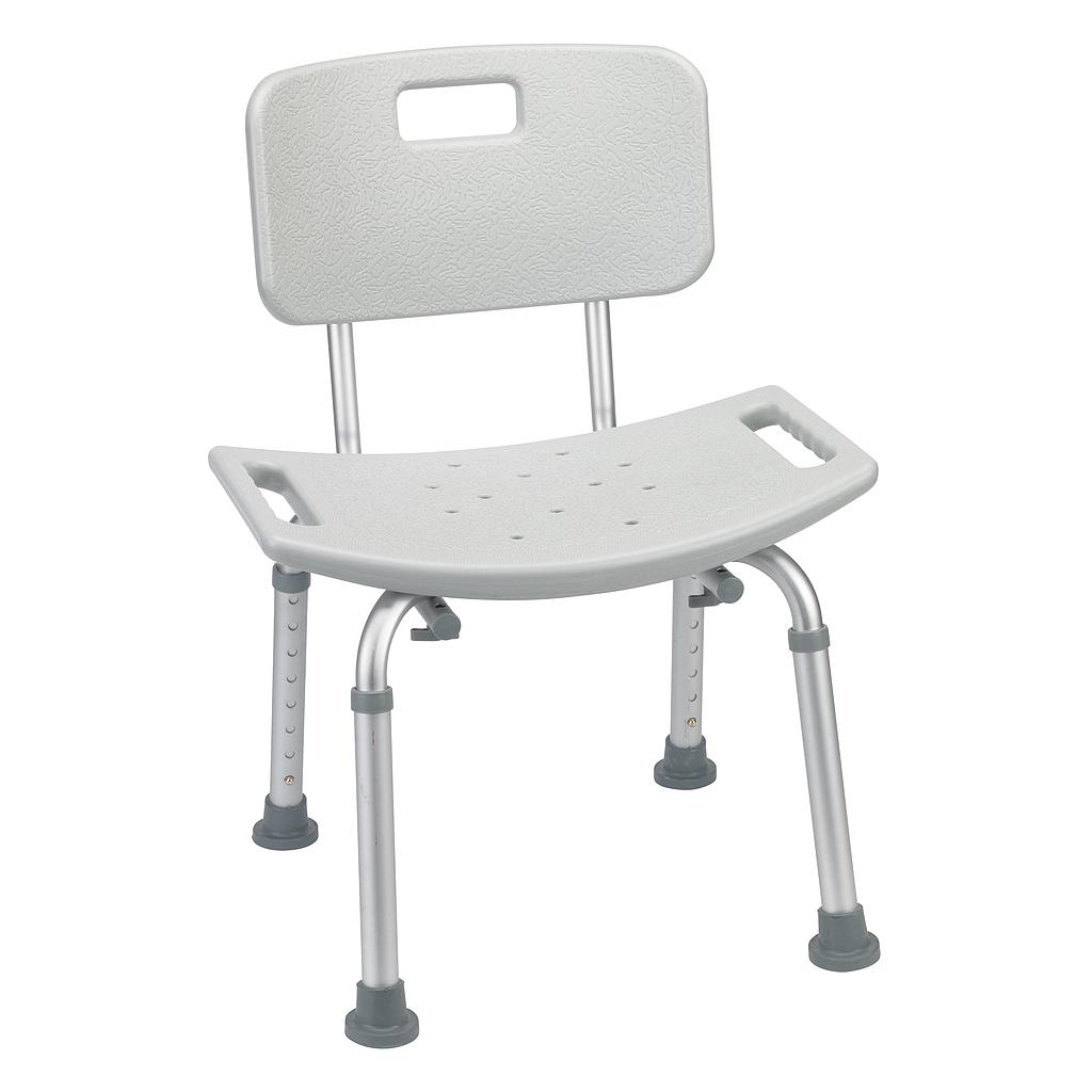 MHC Deluxe Aluminum Shower Chair with Back