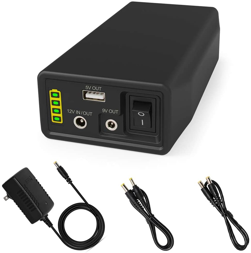 12V Battery Pack, Rechargeable Air Travel Approved (Runs Travel CPAP Machines, Nebulizers and more) includes cord kit