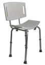 Airway Adjustable (14-21&quot;) Shower Chair w Backrest