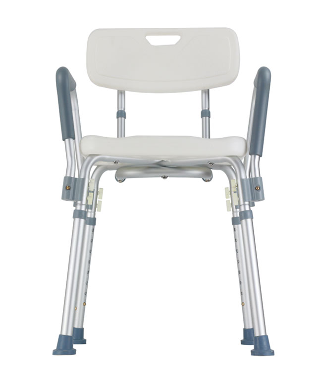 Shower Chair with Back and Padded Arms (assembly included)