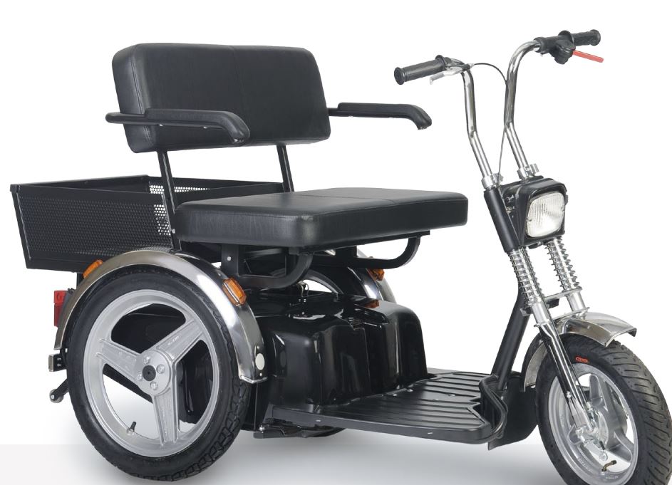SE 3-Wheel Bariatric Scooter - 550 pound max capacity