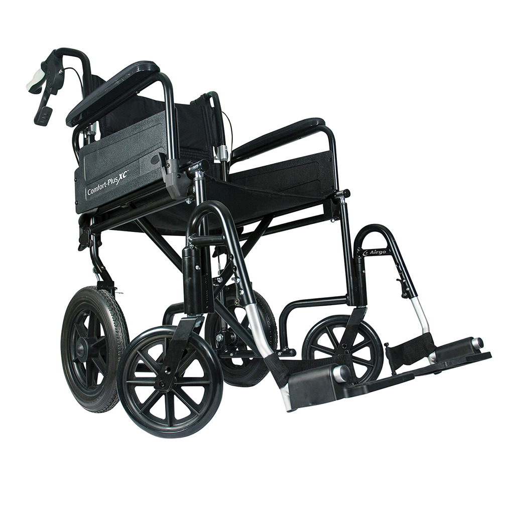 Airgo Comfort-Plus XC Premium Transport Wheelchair (19" Wide)