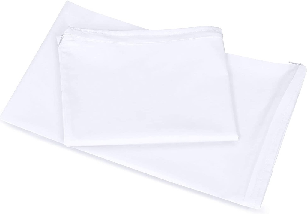 BedBug/Dust Mite-Proof Queen Size (21"x31") Pillow Protector (2 Pack)