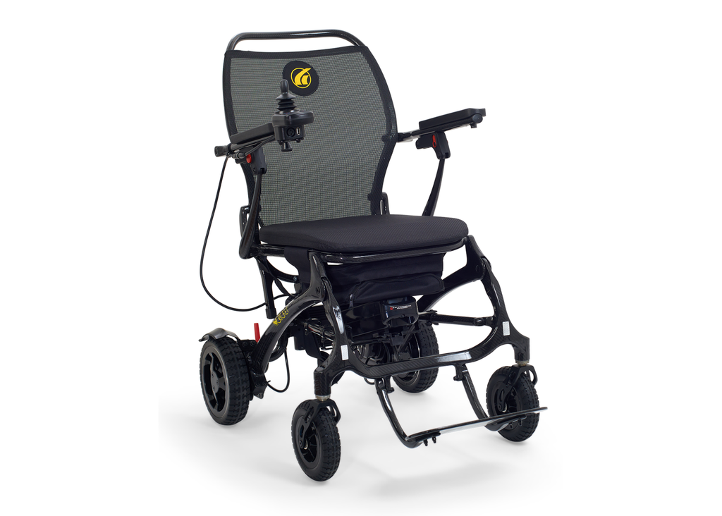 Cricket Carbon Fiber Power Wheelchair - Folding &amp; Lightweight