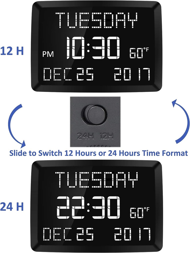11.5” X-Large Digital Clock