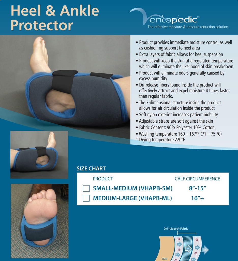 Ventopedic Heel/Ankle Offloading Protector (each)