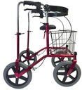 Bariatric Reinforced Rollator Walker (606 lb. Weight Cap.)
