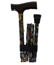 Butterfly Adjustable Folding Cane w/Fritz Handle