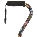 Patterned Cane w/ Offset Foam Handle