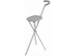 [40000004336] Cane, Folding Seat-Grey  