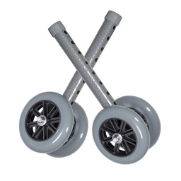 [40000001171] Bariatric Folding Walker Wheels 5&quot; Double