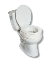 [40000007183] 3.5&quot; Hinged Toilet Seat Elevator for Round (Std)Toilet Bowl