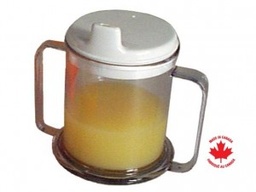 [40000003000] Double Handle Mug/Cup W/ Lid