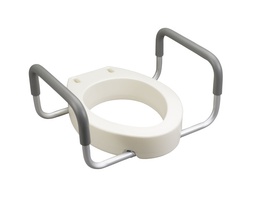 Premium Raised Toilet Seat Elevator with Removable Arms (adds 3.5&quot; Height)