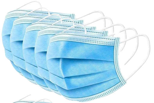 [40000008321] MADE IN CANADA Disposable 3-Ply Medical/Surgical Masks - Box/50