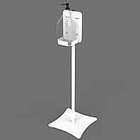 [40000008341] Mobile Hand Sanitizer Dispenser Floor Stand (holds up to 4L jugs)