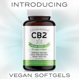 [40000008785] CB2 Hemp Seed Oil Vegan Softgels (70 capsules)