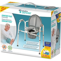 [40000008902] MedPro Comfort Plus Heavy Duty Commode