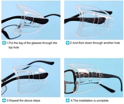 [40000008937] DELUXE SIDE SHIELDS for Glasses (1 pair)
