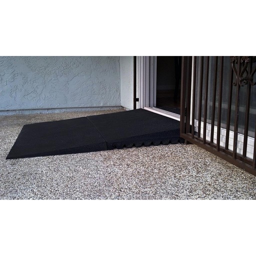 [40000008953 ] TRANSITIONS® MODULAR ENTRY/THRESHOLD RAMP BLACK 2.5" RISE