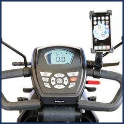 [40000009154] Heavy Duty Cell Phone Holder for Scooters, Clamp On