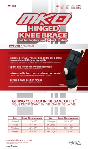 MKO HINGED KNEE BRACE