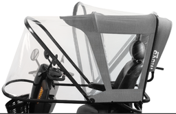 [40000009296] Movo Retractable Clear Scooter Canopy