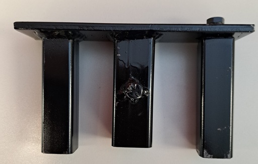 [40000009300] Center Hitch Adapter Bracket (for Movo Scooter Canopy & accessory mounting on Invacare Scooters)