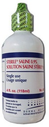[40000009362] Integra Sterile Saline Solution 4oz. w/Twist Top Cap