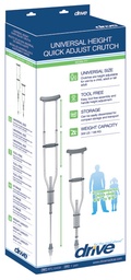[40000009634] Quick-Fit Crutches Aluminum