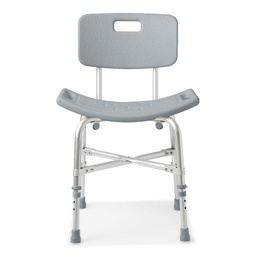 [40000009673] Medline Bariatric Aluminum Bath Bench with Back