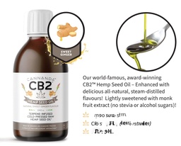 [62801192215] CB2 Hemp Seed Oil Sweet Ginger Flavour (240ml) 