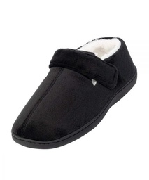 Mens Fleece Lined Slippers - Memory Foam