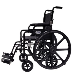 [40000010018]  18&quot; Aluminum Wheelchair/Lightweight Transport Chair Duo