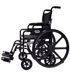 [40000010018] 18&quot; Aluminum Wheelchair/Lightweight Transport Chair Duo