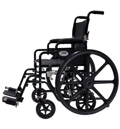 [40000010018] 18" Aluminum Wheelchair/Lightweight Transport Wheelchair Duo