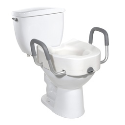 [40000010312] Premium  Raised Elongated Toilet Seat with Lock