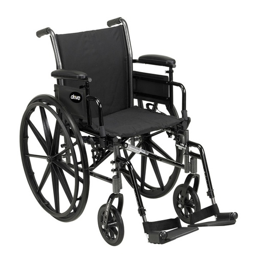Cruiser 3 Lightweight Wheelchair w/Adjustable Seat Depth & Elevating Legrests