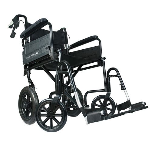 [40000011465] Airgo Comfort-Plus XC Premium Transport Wheelchair (19" Wide)