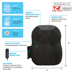 [40000011695] Compression Air and Vibration Back Support