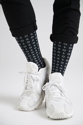 UNISEX 15-20mmHg TIC-TAC-TOE PRINT COMPRESSION SOCKS