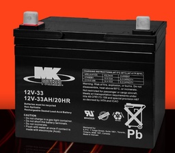 [40000012660] MK SLA Scooter Battery 12v 33 AH (Install not included)