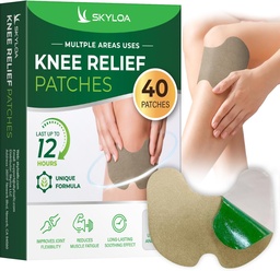 [40000013752] Knee Relief Patches (Package of 40 stickers) with Wormwood